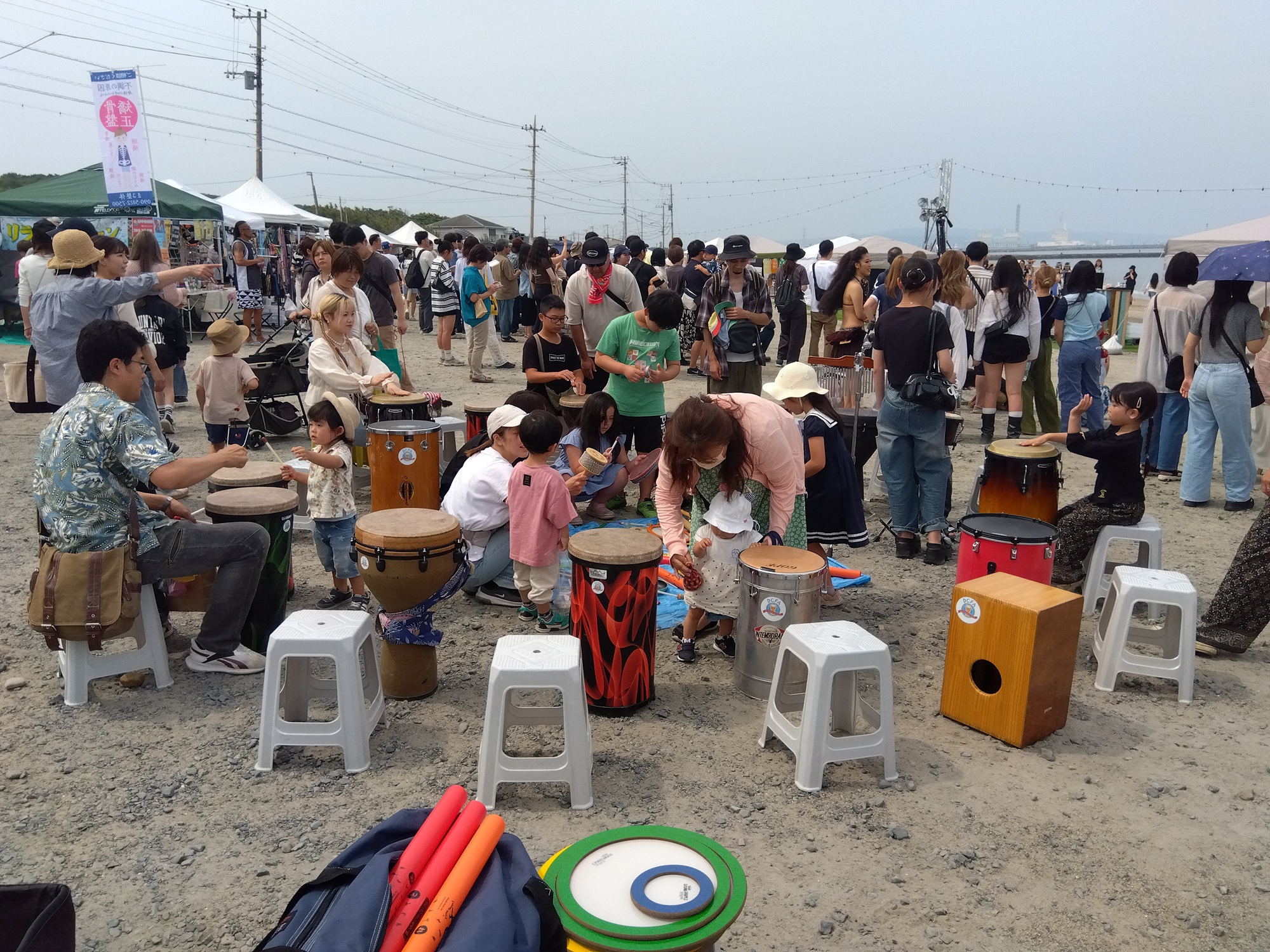 ドラムサークル WingBeat 勝田TAMARIBA横丁 茨城 ひたちなか